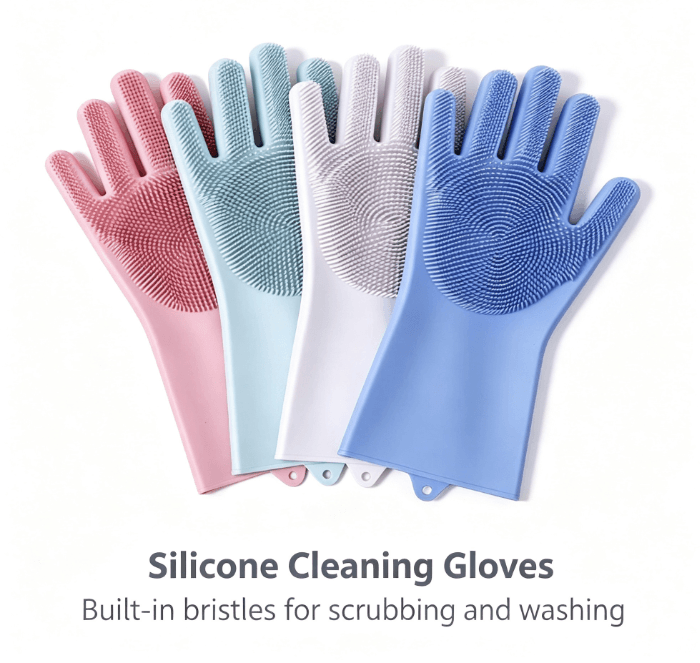 Magic Silicone Cleaning Gloves - Buy Online product image