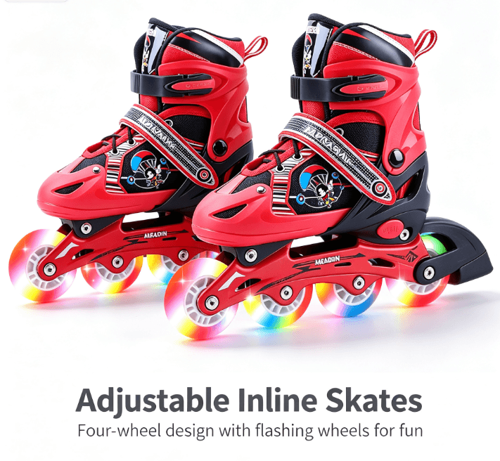 Kids Adjustable Roller Skates (Skating Shoes Set) product image